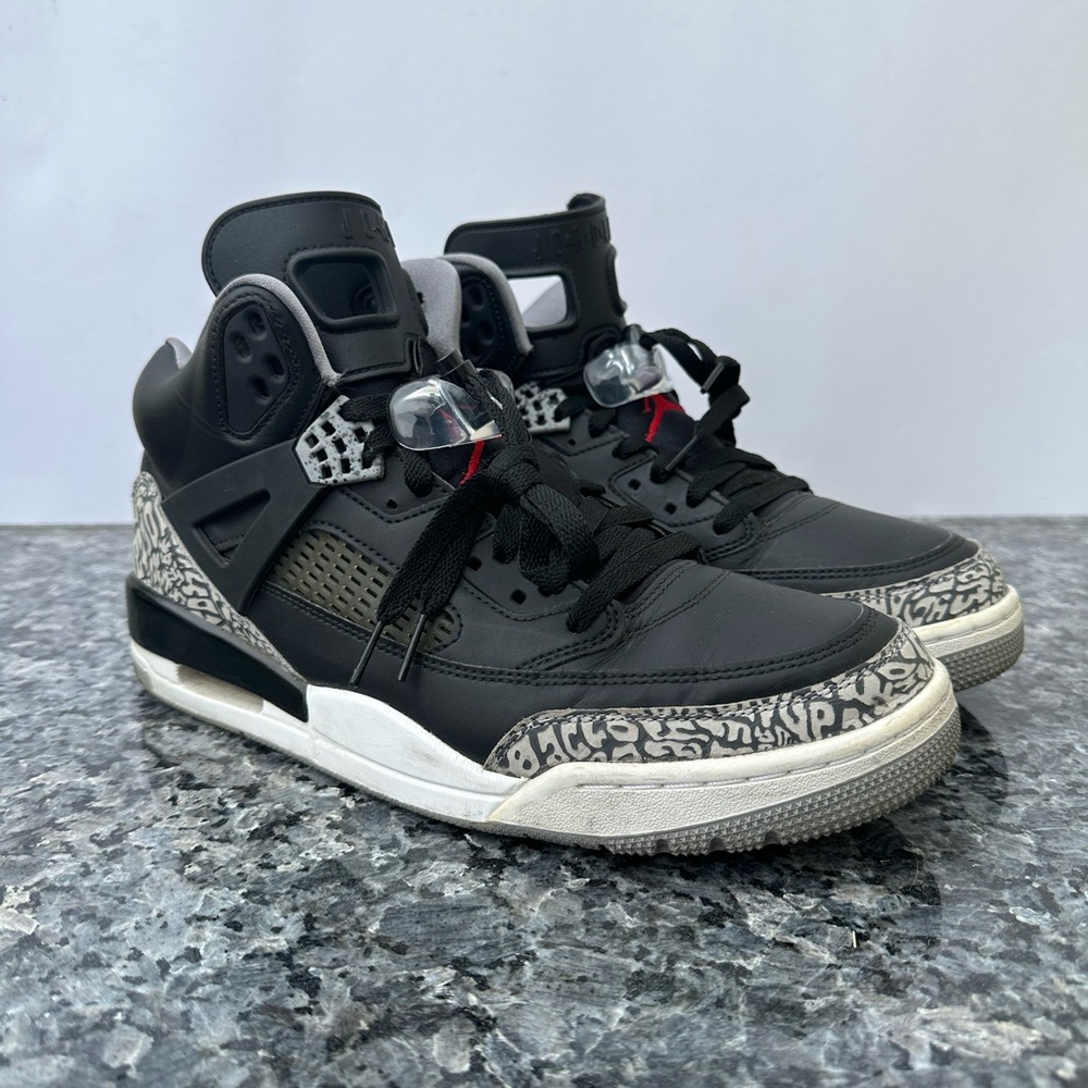 Nike Air Jordan Spizike Black Cement Gray 315371-034 Men's Shoes Size 11. - Picture 2 of 14